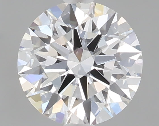 1.08 carat round lab grown diamond D color VVS2 clarity