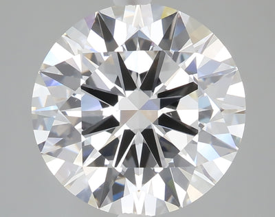 5.01 carat round lab grown diamond E color VS1 clarity