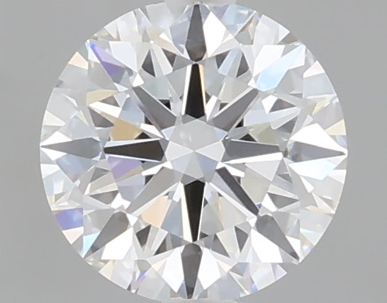 1.08 carat round lab grown diamond D color VVS2 clarity