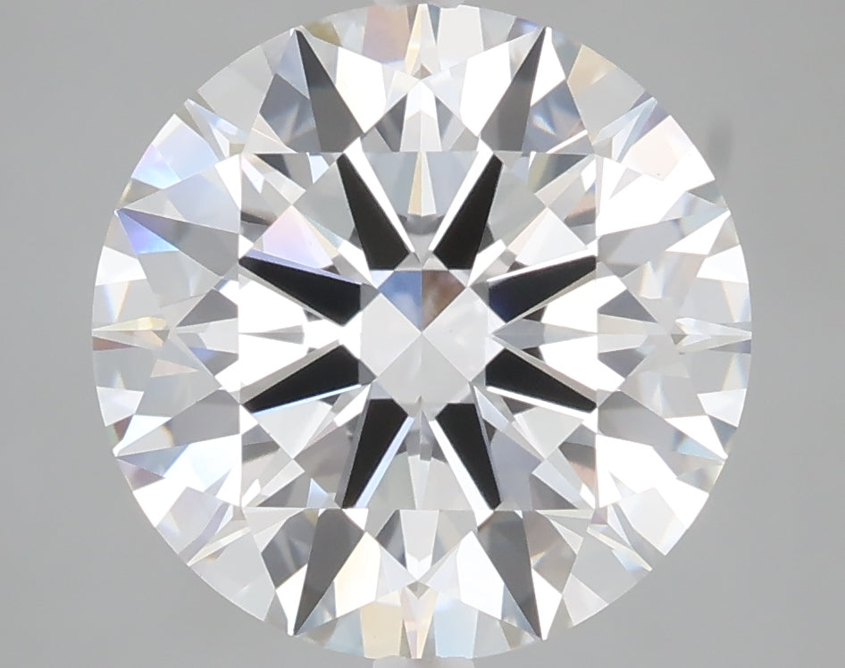 5.07 carat round lab grown diamond E color VVS2 clarity