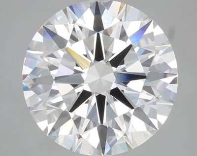 5.00 carat round lab grown diamond F color VS2 clarity
