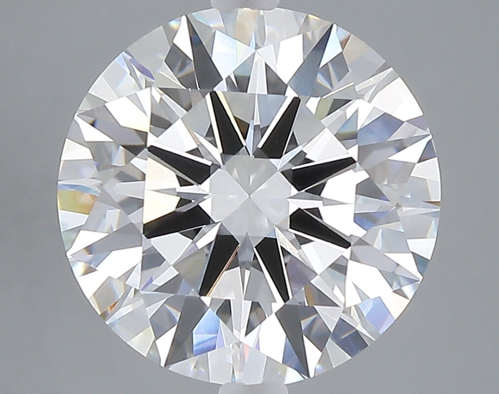 5.24 carat round lab grown diamond F color VVS2 clarity