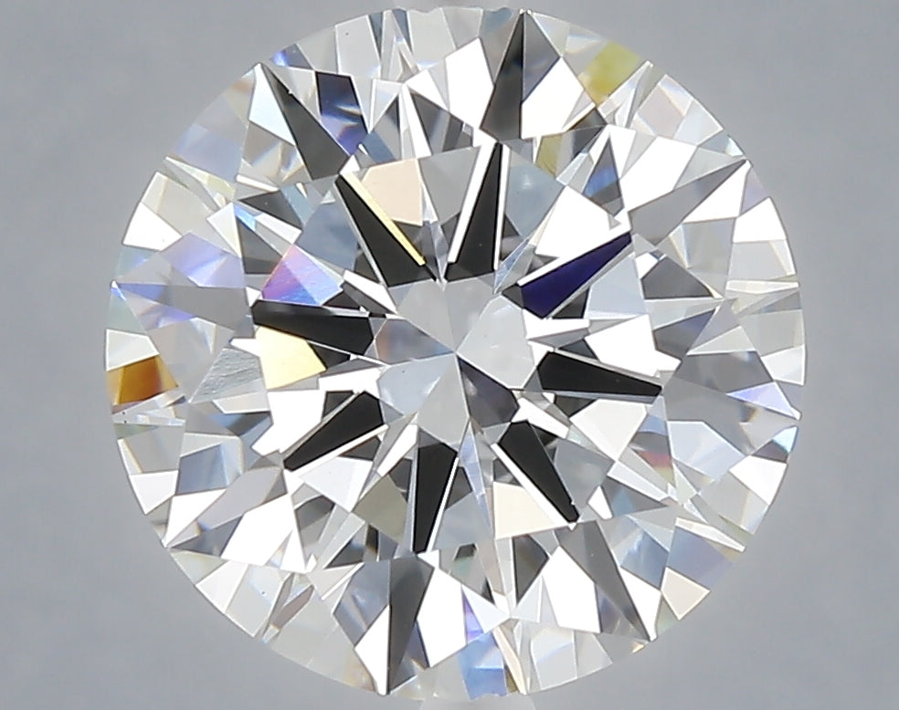 5.01 carat round lab grown diamond F color VS1 clarity