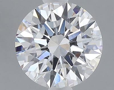 1.22 carat round lab grown diamond D color VVS2 clarity