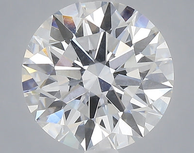 2.07 carat round lab grown diamond E color VVS2 clarity