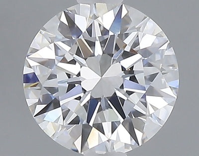 1.09 carat round lab grown diamond D color VVS2 clarity