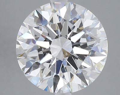 4.72 carat round lab grown diamond E color VS1 clarity