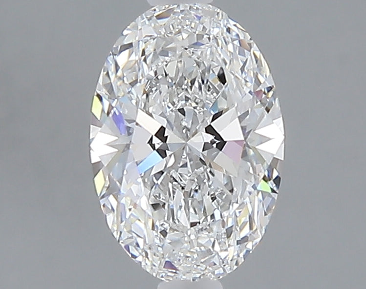 1.09 carat oval lab grown diamond D color VVS2 clarity