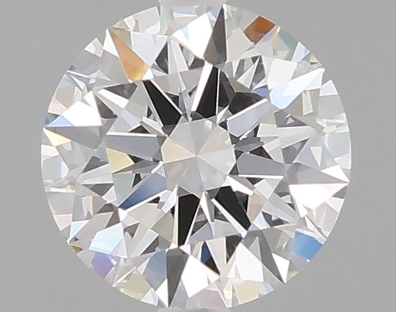 1.07 carat round lab grown diamond D color VVS2 clarity