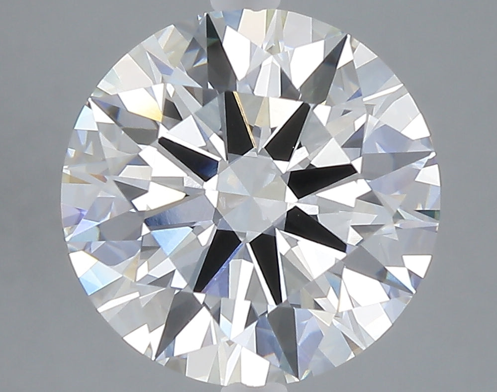 5.03 carat round lab grown diamond F color VVS2 clarity