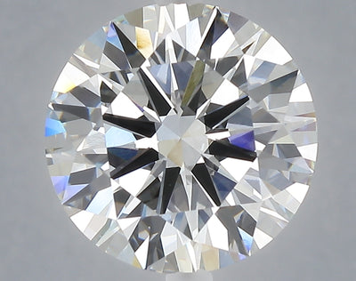 5.04 carat round lab grown diamond F color VVS2 clarity