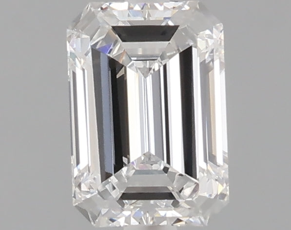 1.03 carat emerald lab grown diamond D color VVS2 clarity