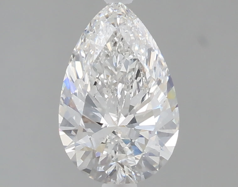 1.05 carat pear lab grown diamond E color VVS2 clarity