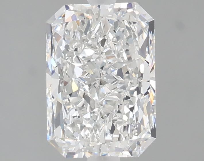 1.56 carat radiant lab grown diamond E color VS1 clarity