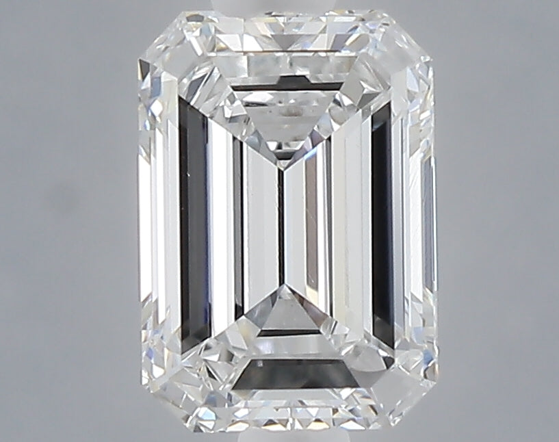 1.02 carat emerald lab grown diamond D color VVS2 clarity