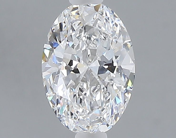 1.05 carat oval lab grown diamond D color VVS2 clarity