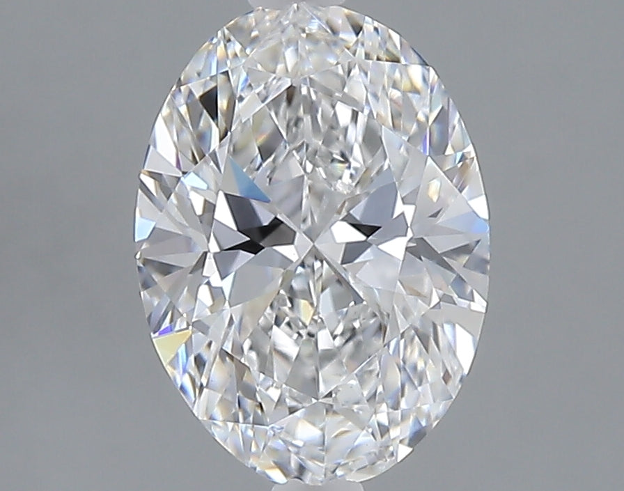 2.01 carat oval lab grown diamond E color VVS2 clarity