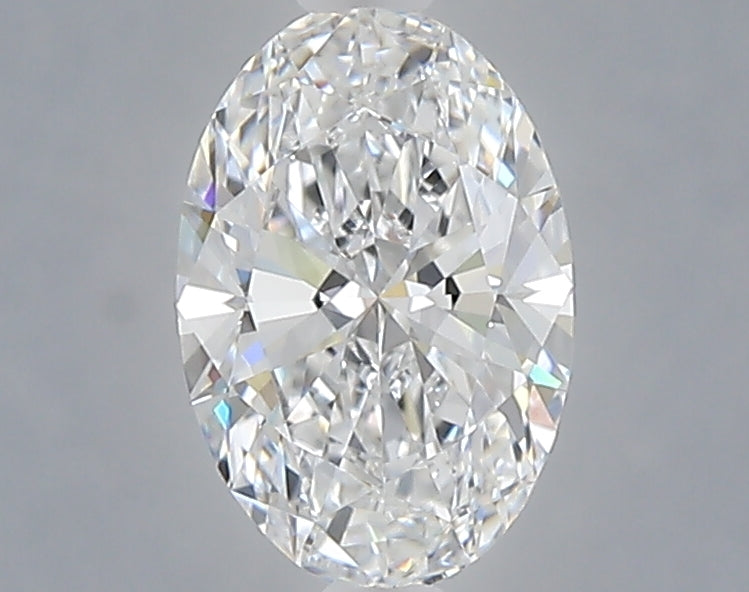 1.09 carat oval lab grown diamond D color VVS2 clarity