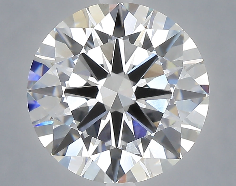 5.01 carat round lab grown diamond E color VVS2 clarity