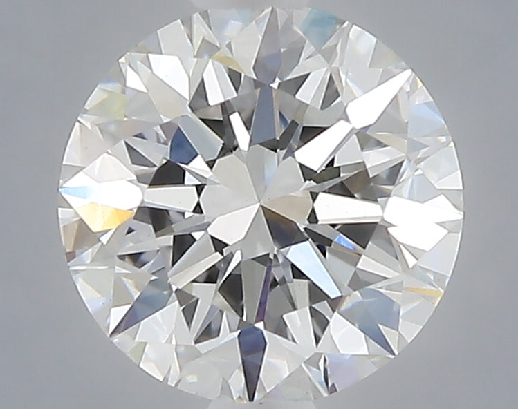 1.24 carat round lab grown diamond F color VVS2 clarity