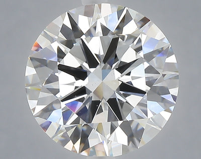 5.01 carat round lab grown diamond E color VS1 clarity