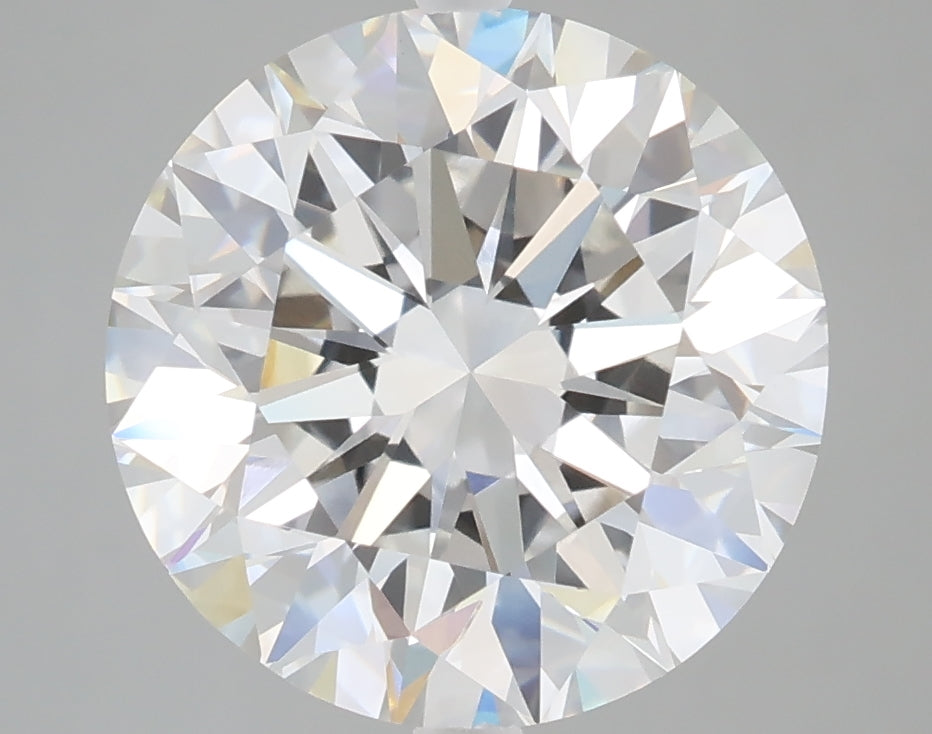5.10 carat round lab grown diamond E color VVS2 clarity