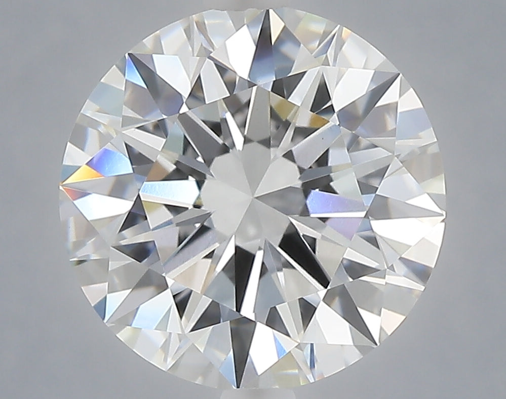 5.01 carat round lab grown diamond F color VVS2 clarity