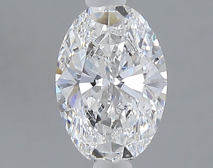 1.03 carat oval lab grown diamond D color VVS2 clarity