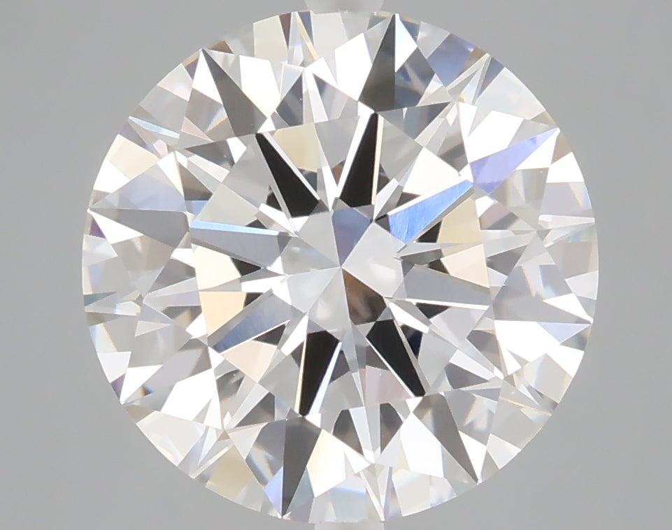 5.01 carat round lab grown diamond F color VVS2 clarity