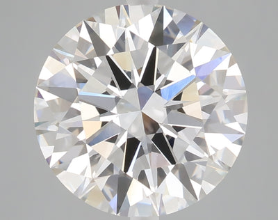 5.01 carat round lab grown diamond F color VVS2 clarity