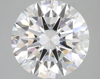 5.02 carat round lab grown diamond F color VS1 clarity