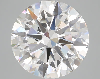 5.00 carat round lab grown diamond F color VS1 clarity