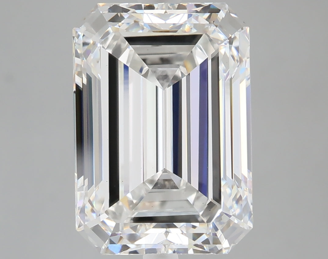 6.00 carat emerald lab grown diamond F color VS1 clarity