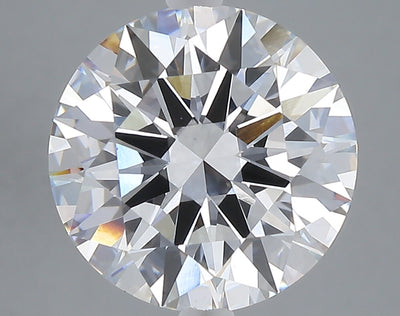 5.04 carat round lab grown diamond E color VVS2 clarity