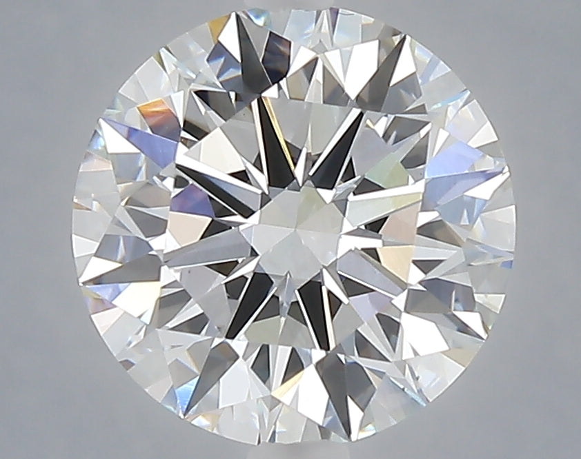 3.05 carat round lab grown diamond E color VS1 clarity