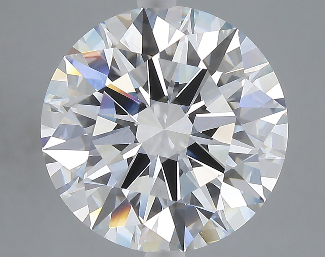 7.03 carat round lab grown diamond F color VVS2 clarity