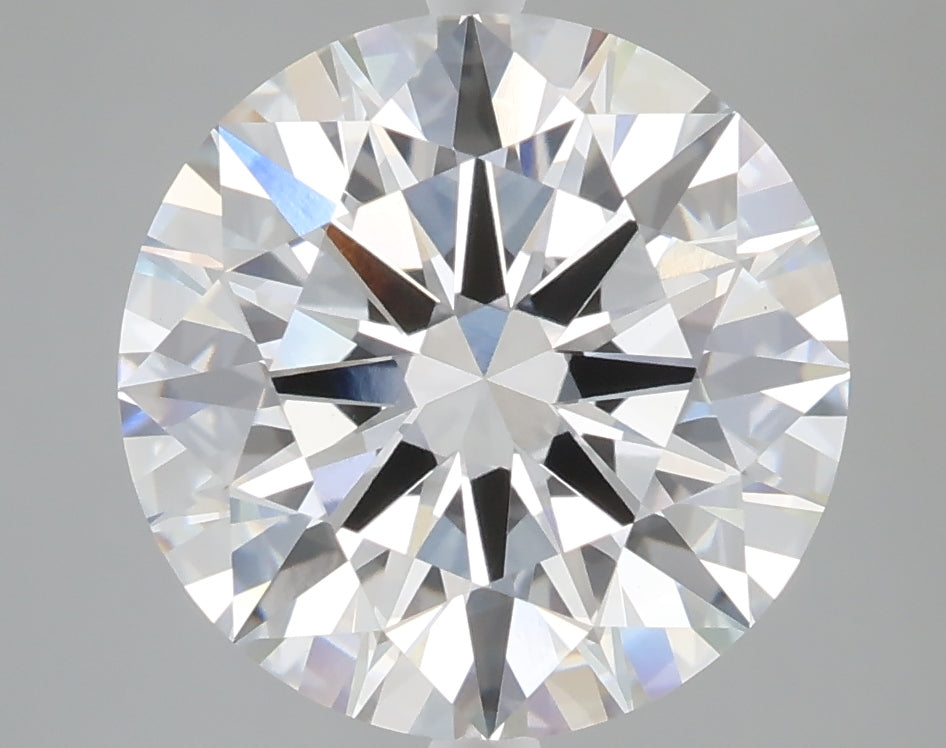5.01 carat round lab grown diamond E color VVS2 clarity