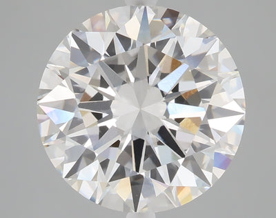 5.00 carat round lab grown diamond E color VVS2 clarity