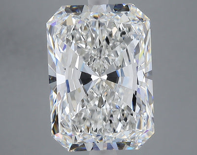 7.07 carat radiant lab grown diamond E color VS1 clarity