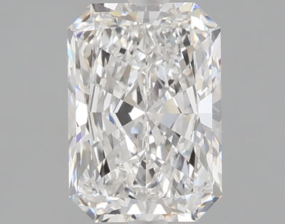 1.54 carat radiant lab grown diamond D color VVS2 clarity