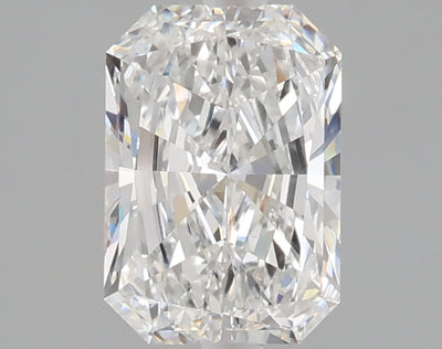 1.58 carat radiant lab grown diamond D color VVS2 clarity