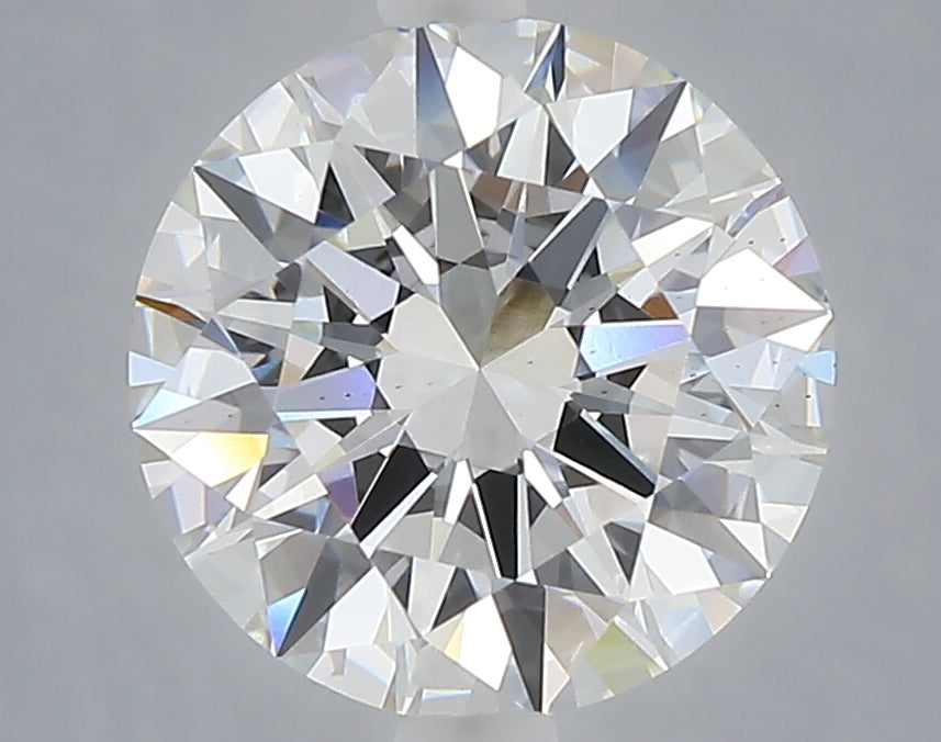 3.03 carat round lab grown diamond E color VS1 clarity