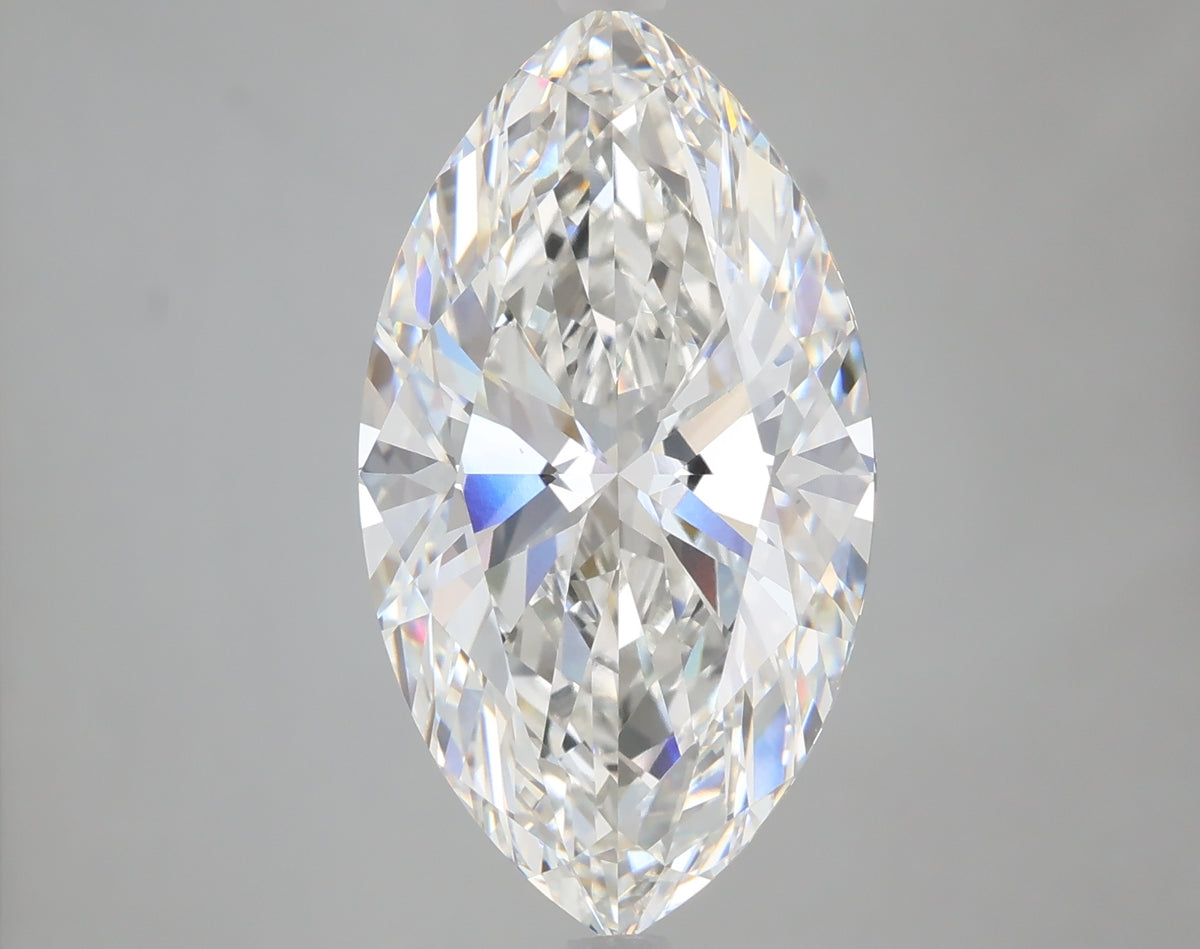 7.31 carat marquise lab grown diamond F color VVS2 clarity