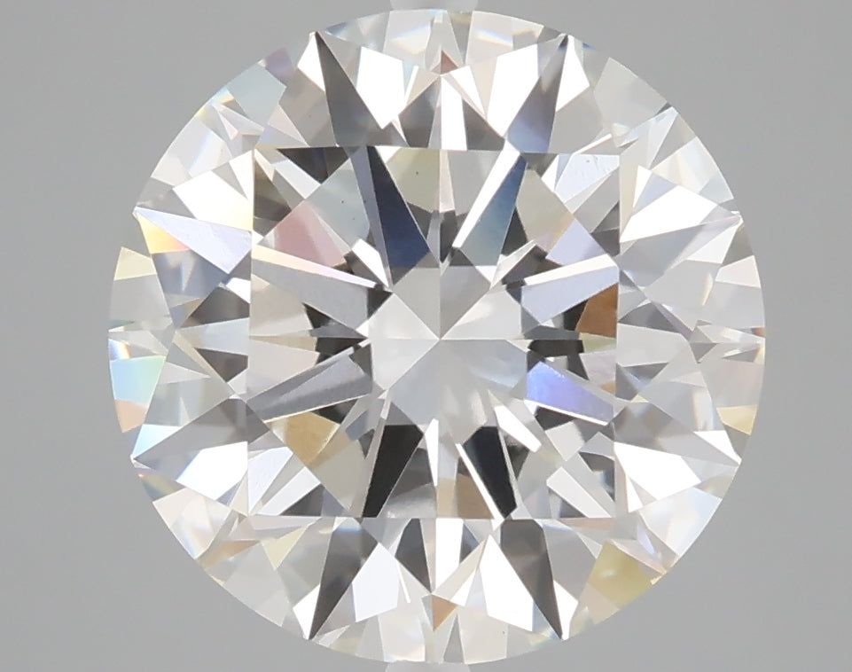 5.23 carat round lab grown diamond F color VS1 clarity