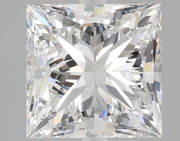 3.03 carat princess lab grown diamond F color VVS2 clarity