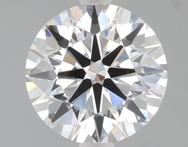 1.23 carat round lab grown diamond E color VVS2 clarity