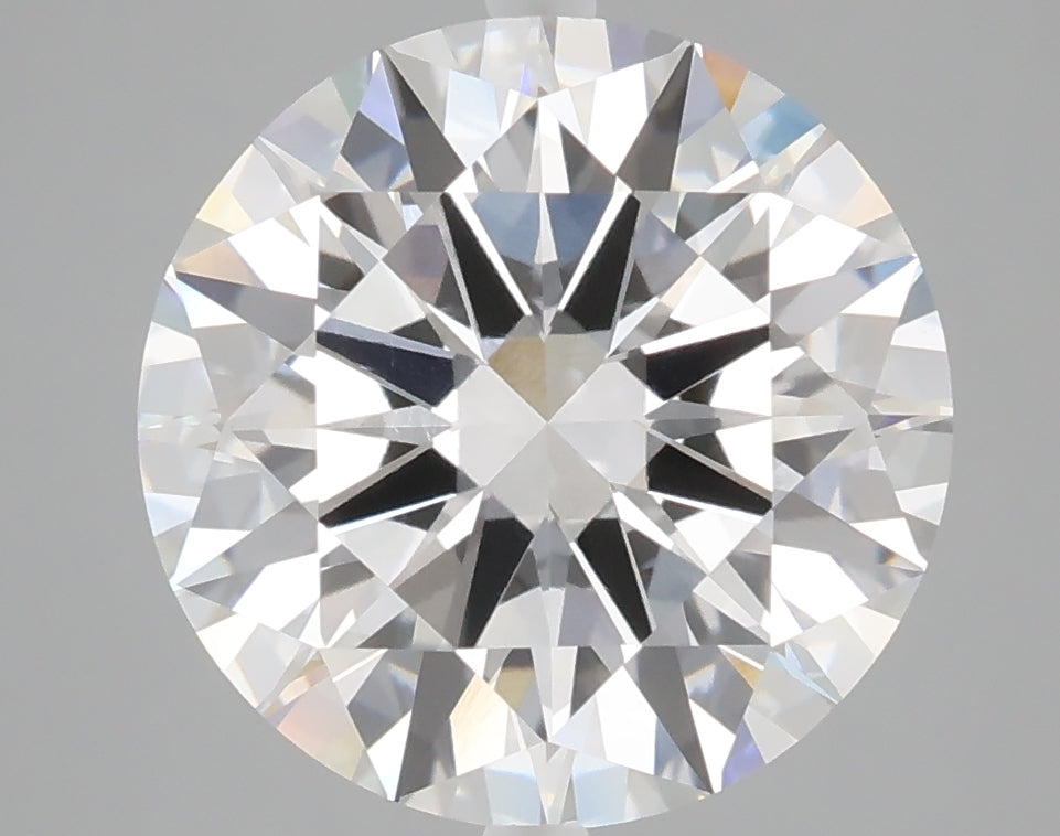 5.06 carat round lab grown diamond E color VVS2 clarity
