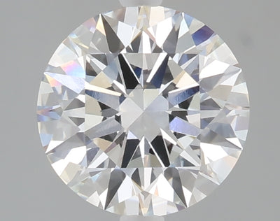 2.08 carat round lab grown diamond E color VVS2 clarity