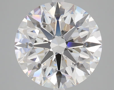 5.03 carat round lab grown diamond F color VS1 clarity