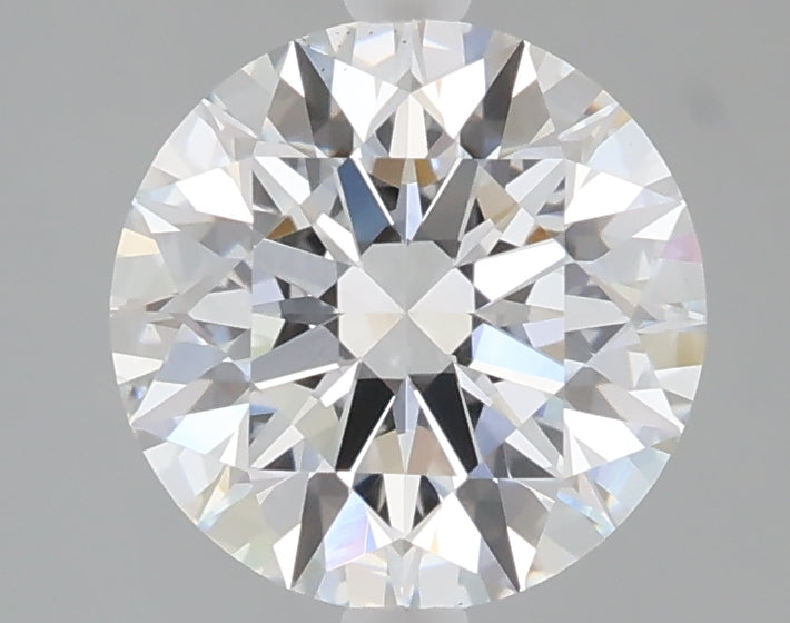 2.01 carat round lab grown diamond E color VS1 clarity
